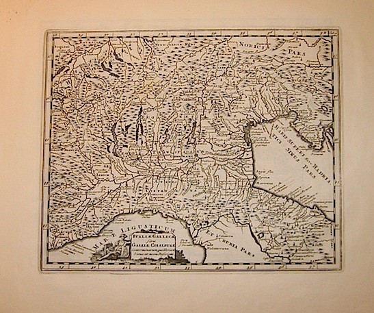 Cluver Philipp (Cluverius Philippus) Italiae Gallicae sive Galliae Cisalpinae conterminarumque terrarum vetus et nova descriptio 1678 Braunschweig
